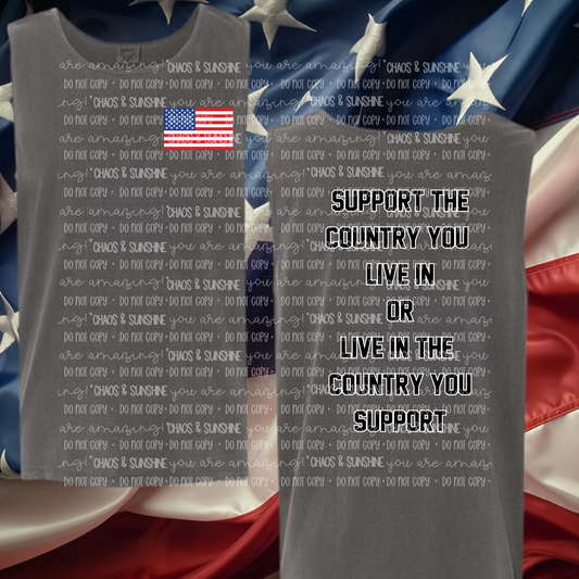 Support the country you live in - tank