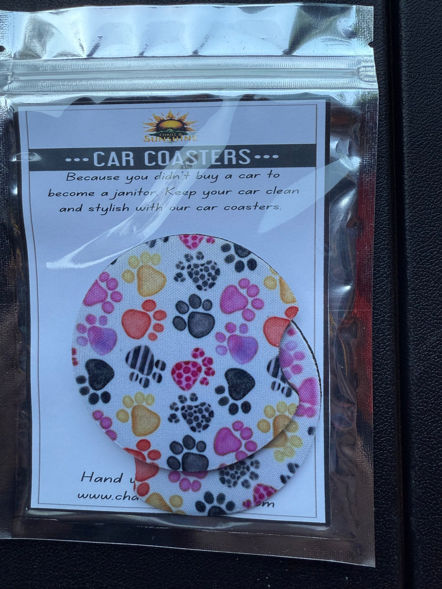 Colorful Paw Prints