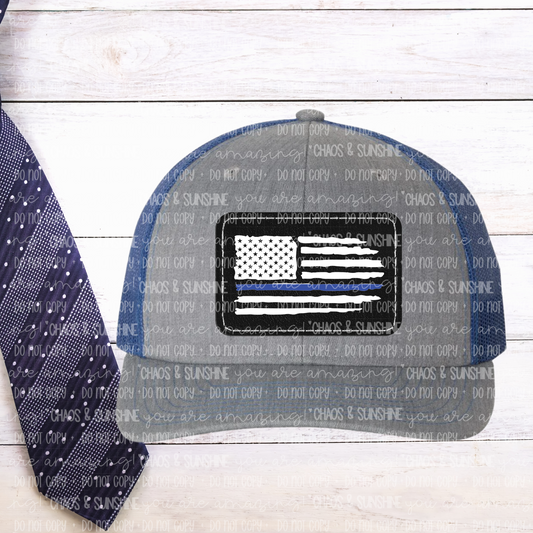 Thin Blue Line Flag