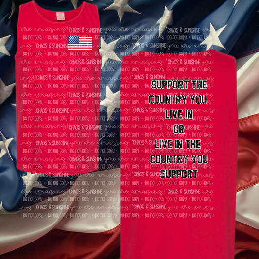 Support the country you live in - tank
