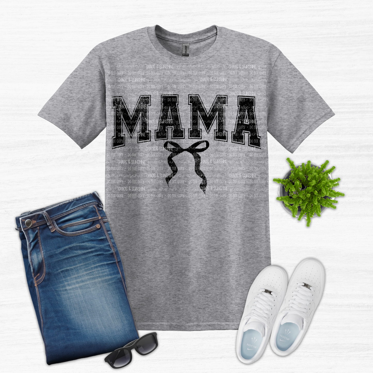 Mama bow - tee