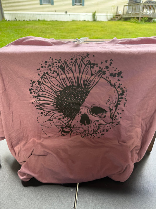 Sunflower & Skull