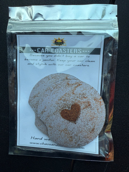 Gold Flake Heart