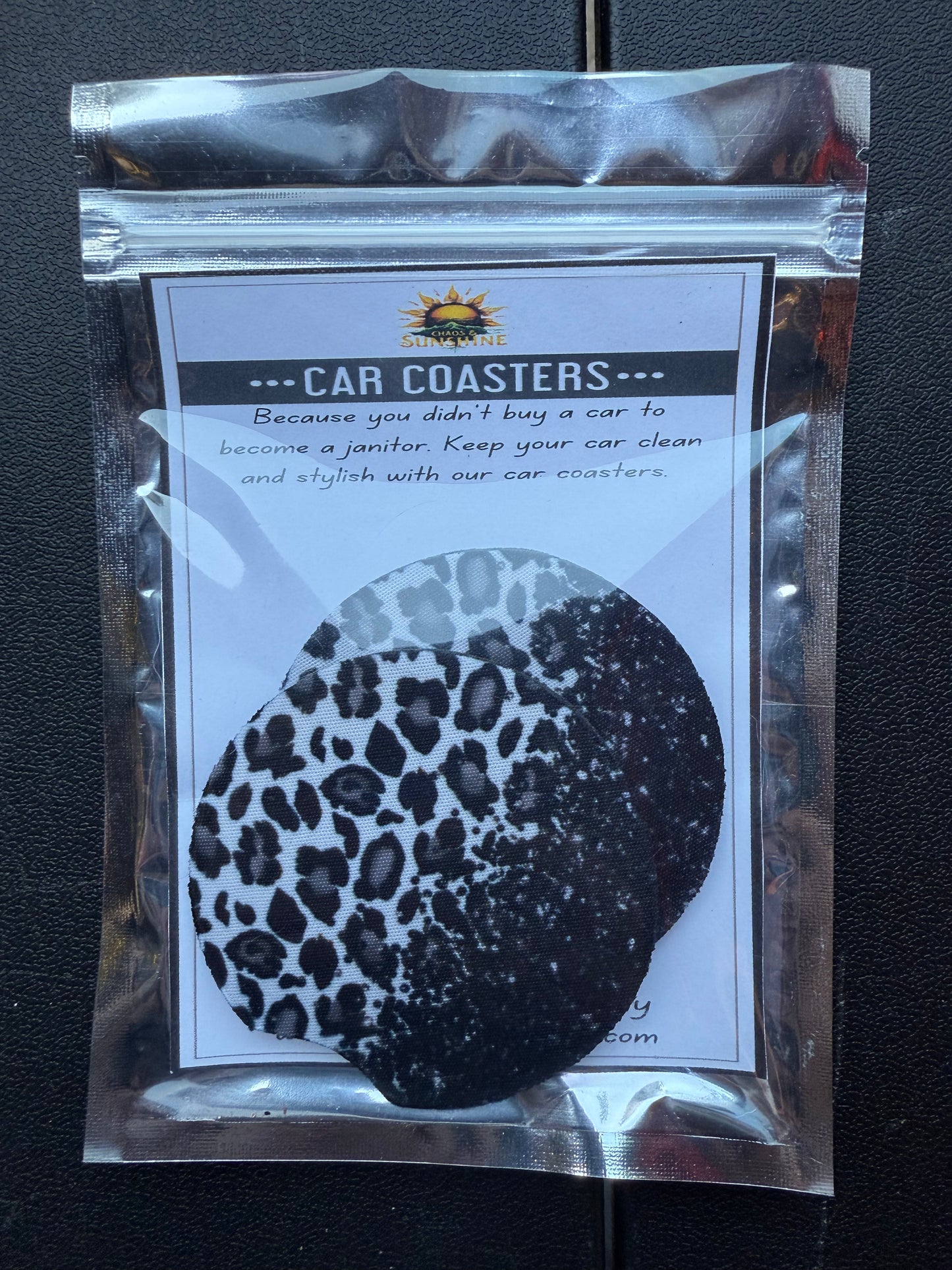 Black Sparkles & Leopard