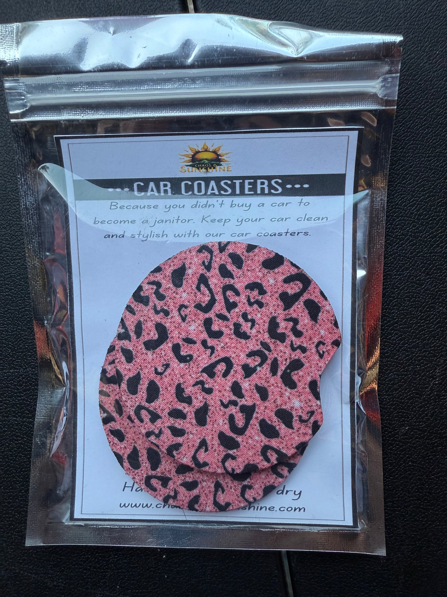Pink Sparkle Leopard