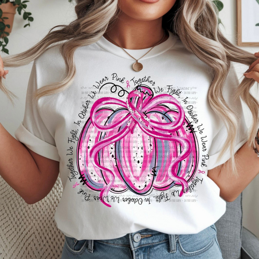 Breast Cancer Pumpkin