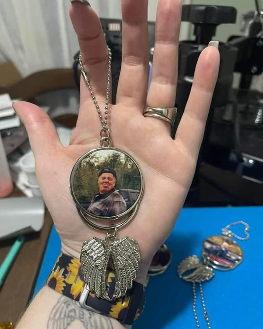 Angel Wing Car Charm