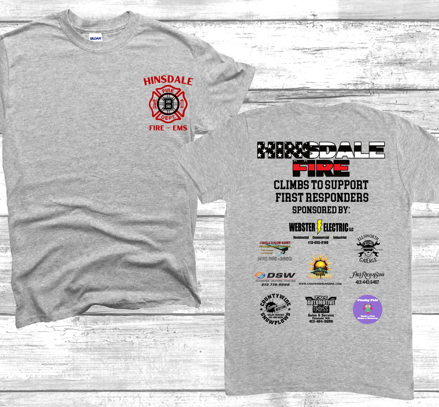 Hinsdale Fire BFit Challenge Support Tee / Sweatshirt